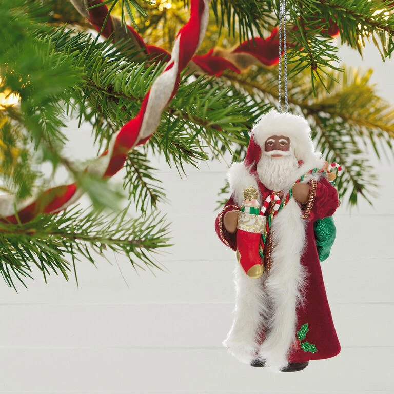 Hallmark Black Father Christmas Ornament - Image 2