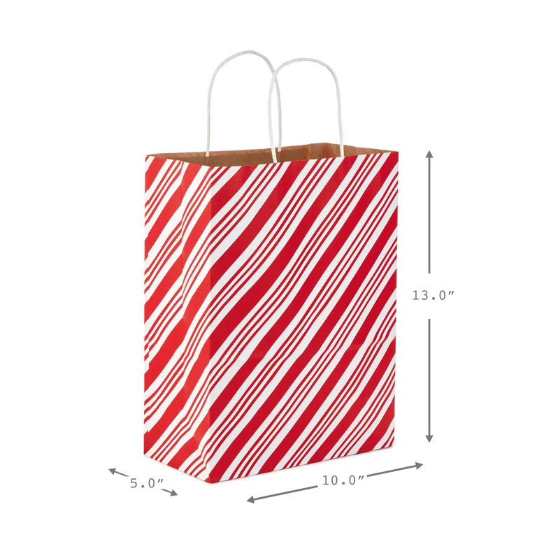 Hallmark 13" Bright Fun 12-Pack Assorted Christmas Gift Bags - Image 3