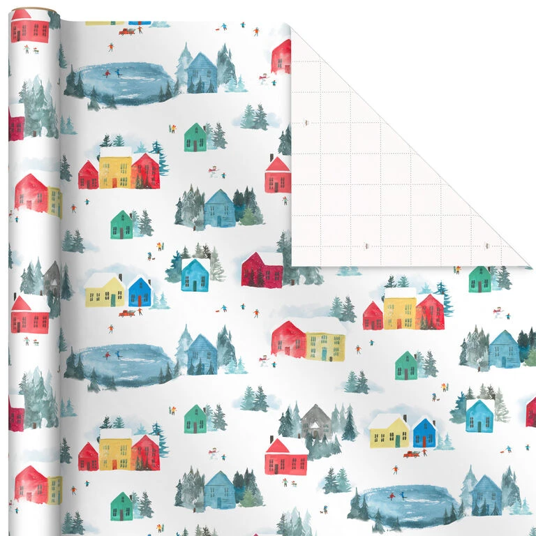 Hallmark Winter Wonder 3-Pack Christmas Wrapping Paper Assortment, 120 Sq. Ft. - Image 7