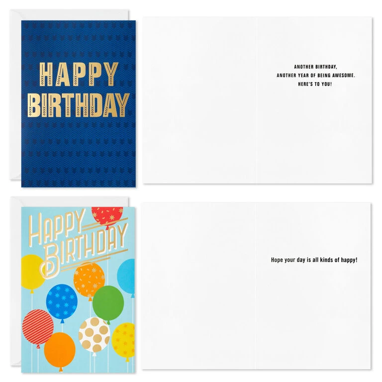 Hallmark Colorful Classic Boxed All-Occasion Cards Assortment, Pack Of 12 - Image 2