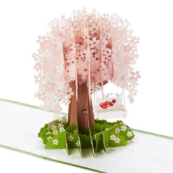 Hallmark One And Only Love Cherry Blossoms 3D Pop-Up Valentine's Day Card