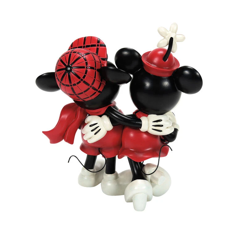 Enesco Disney Christmas Mickey And Minnie 2023 Figurine, 4" - Image 2