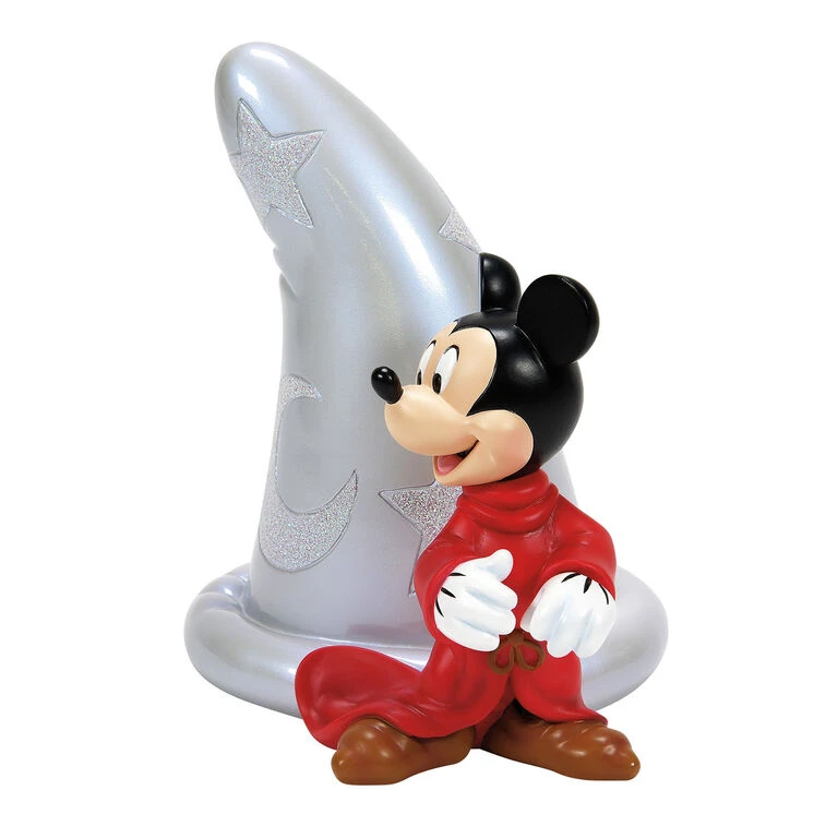 Enesco Disney 100 Years Of Wonder Sorcerer's Apprentice Mickey Mouse Figurine, 5.5" - Image 2