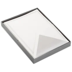 Hallmark Double Silver Border Stationery Set, Box Of 20