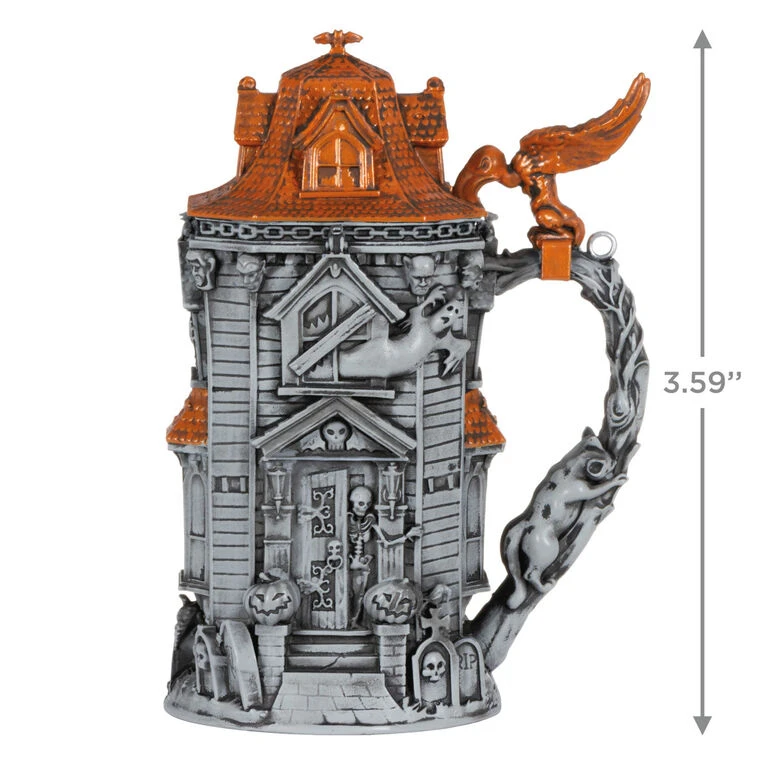 Hallmark Hoppy Halloween Beer Stein 2023 Ornament - Image 3