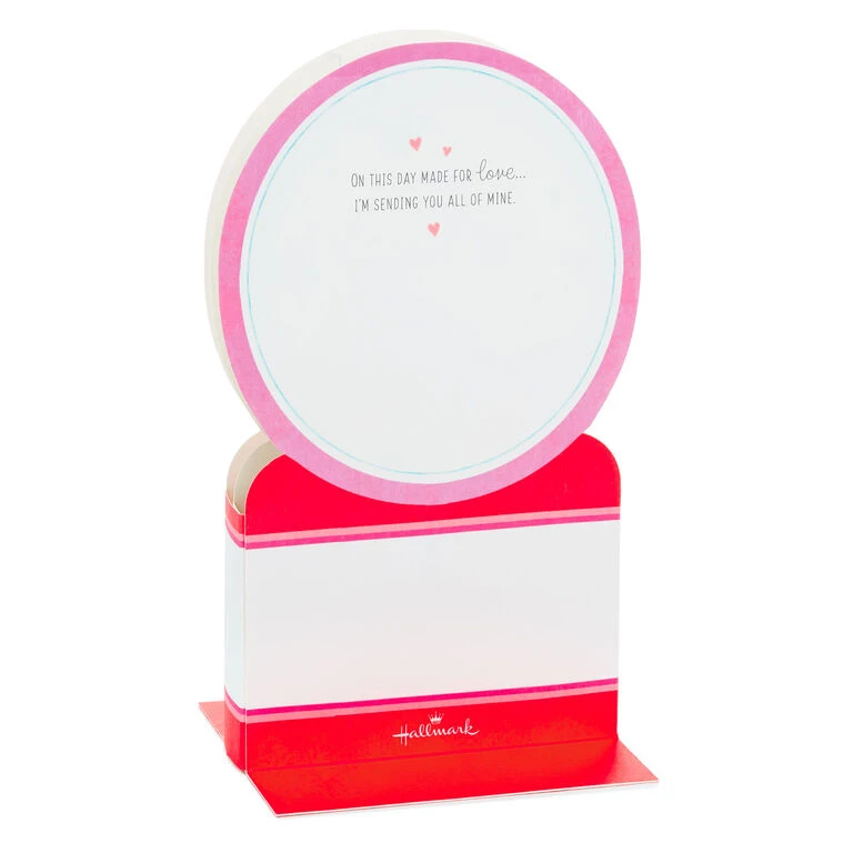 Hallmark All My Love Snow Globe Musical 3D Pop-Up Valentine's Day Card With Motion - Image 2
