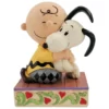 Enesco Jim Shore Charlie Brown Hugging Snoopy Figurine, 4.5"
