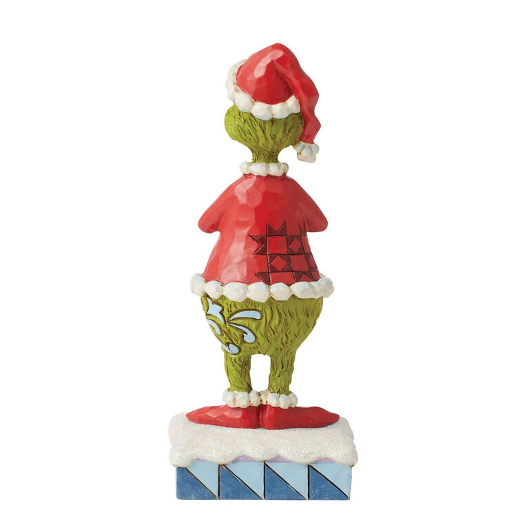 Enesco Jim Shore Dr. Seuss Mean Grinch Posing Figurine, 6.5" - Image 2