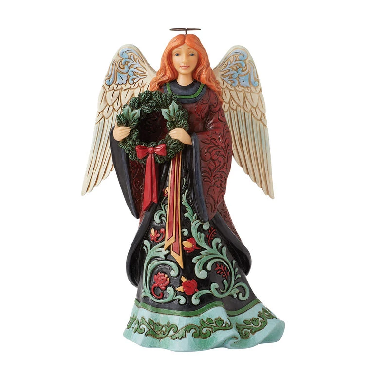 Enesco Jim Shore Holiday Manor Angel Figurine, 9.25"