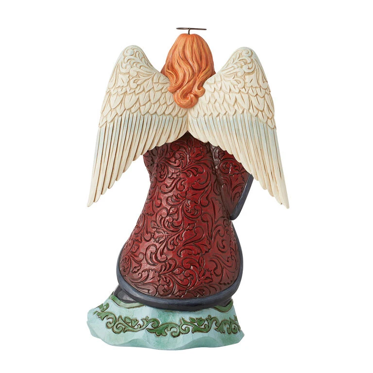 Enesco Jim Shore Holiday Manor Angel Figurine, 9.25" - Image 2