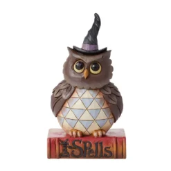 Enesco Jim Shore Halloween Owl Figurine, 5.51"