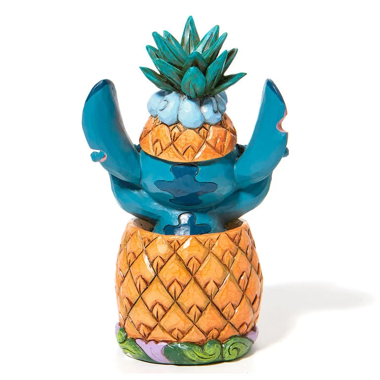 Enesco Jim Shore Disney Stitch In A Pineapple Figurine, 5.75" - Image 2