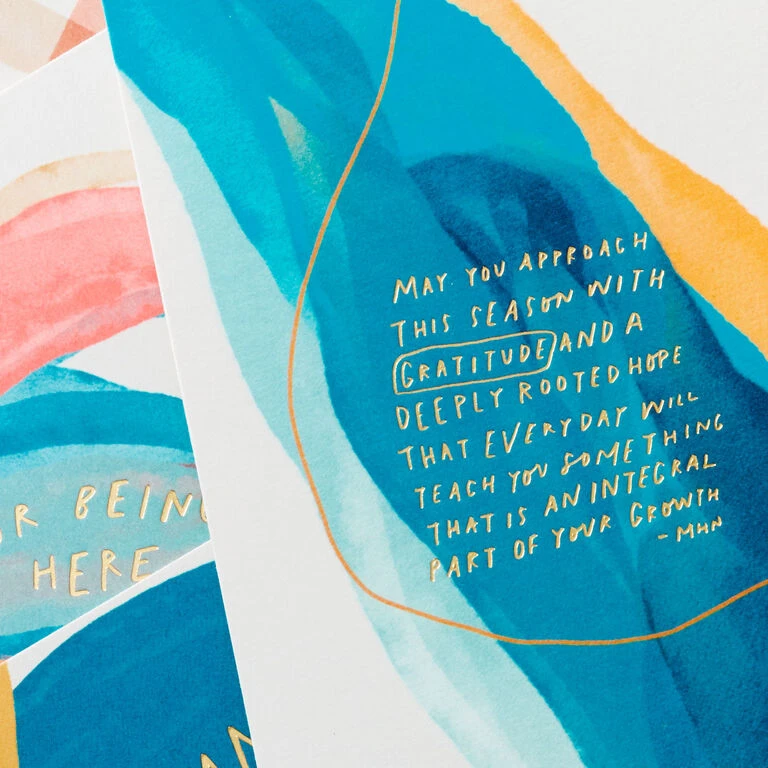 Hallmark Morgan Harper Nichols Assorted Blank Note Cards In Caddy, Pack Of 40 - Image 5