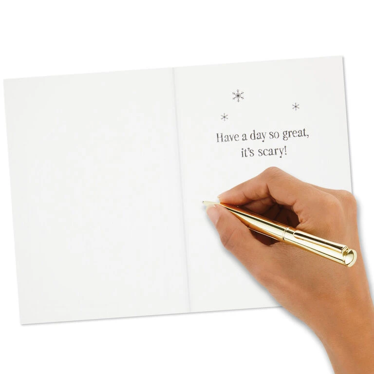 Hallmark Disney Tim Burton's The Nightmare Before Christmas Hauntingly Happy Boxed Cards, Pack Of 16 - Image 6