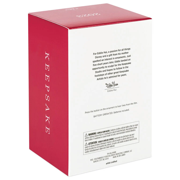 Hallmark Disney Tim Burton's The Nightmare Before Christmas Sound The Alarms! Ornament With Sound - Image 5