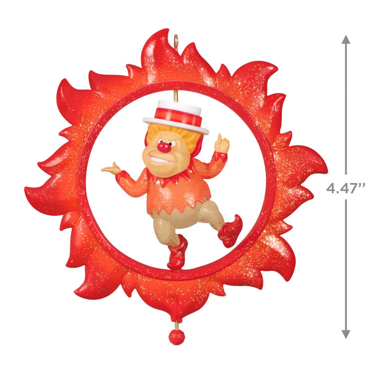 Hallmark The Year Without A Santa Claus™ Spinning Heat Miser Ornament - Image 3