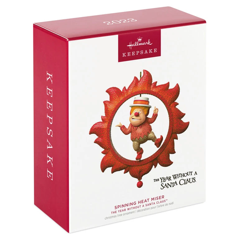 Hallmark The Year Without A Santa Claus™ Spinning Heat Miser Ornament - Image 4