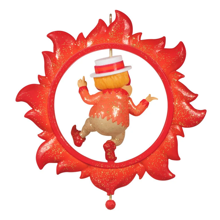 Hallmark The Year Without A Santa Claus™ Spinning Heat Miser Ornament - Image 6