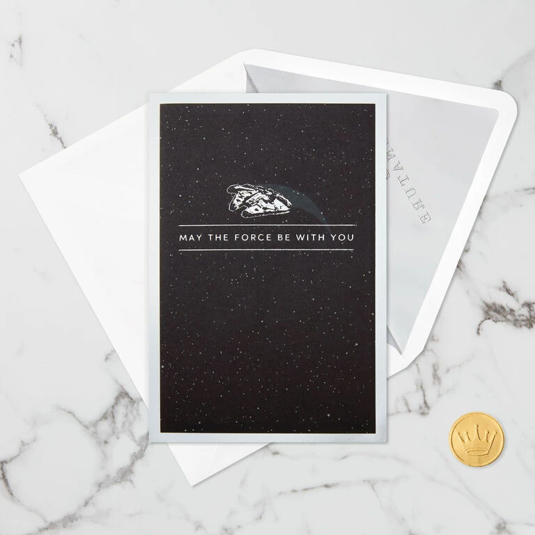 Hallmark Star Wars™ Millennium Falcon™ 3D Pop-Up Card - Image 4