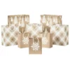 Hallmark Christmas Kraft 8-Pack Holiday Gift Bags, Assorted Sizes And Designs