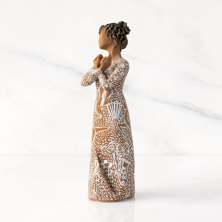 Willow Tree Music Speaks Woman Figurine, 7" - Image 3